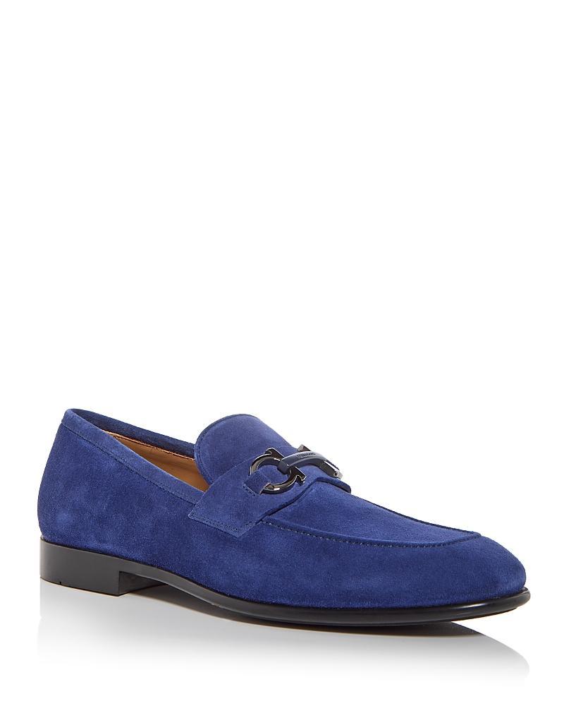 Ferragamo Mens Foster Suede Loafers Product Image
