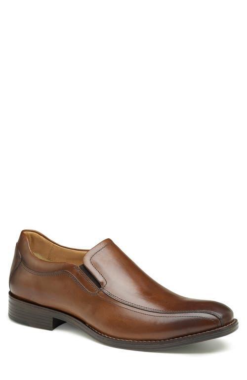 Johnston  Murphy Mens Lewis Leather Bike Toe Venetian Loafers Product Image