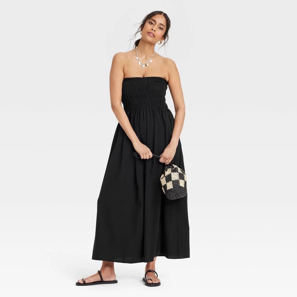 Womens Midi A-Line Dress - Universal Thread Black XS Product Image
