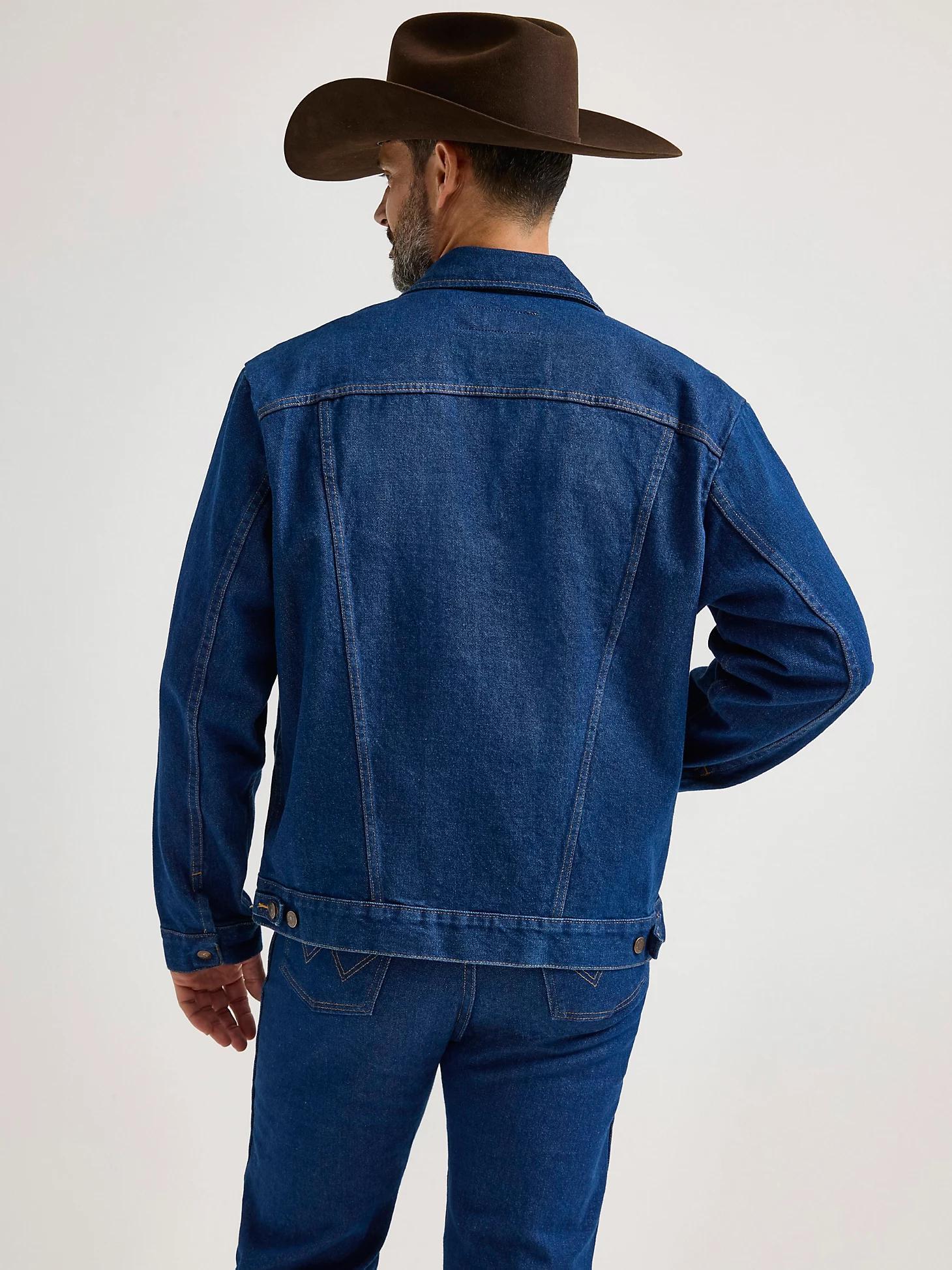 Wrangler® Cowboy Cut® Unlined Denim Jacket | Men's JACKETS & OUTERWEAR | Wrangler® Product Image