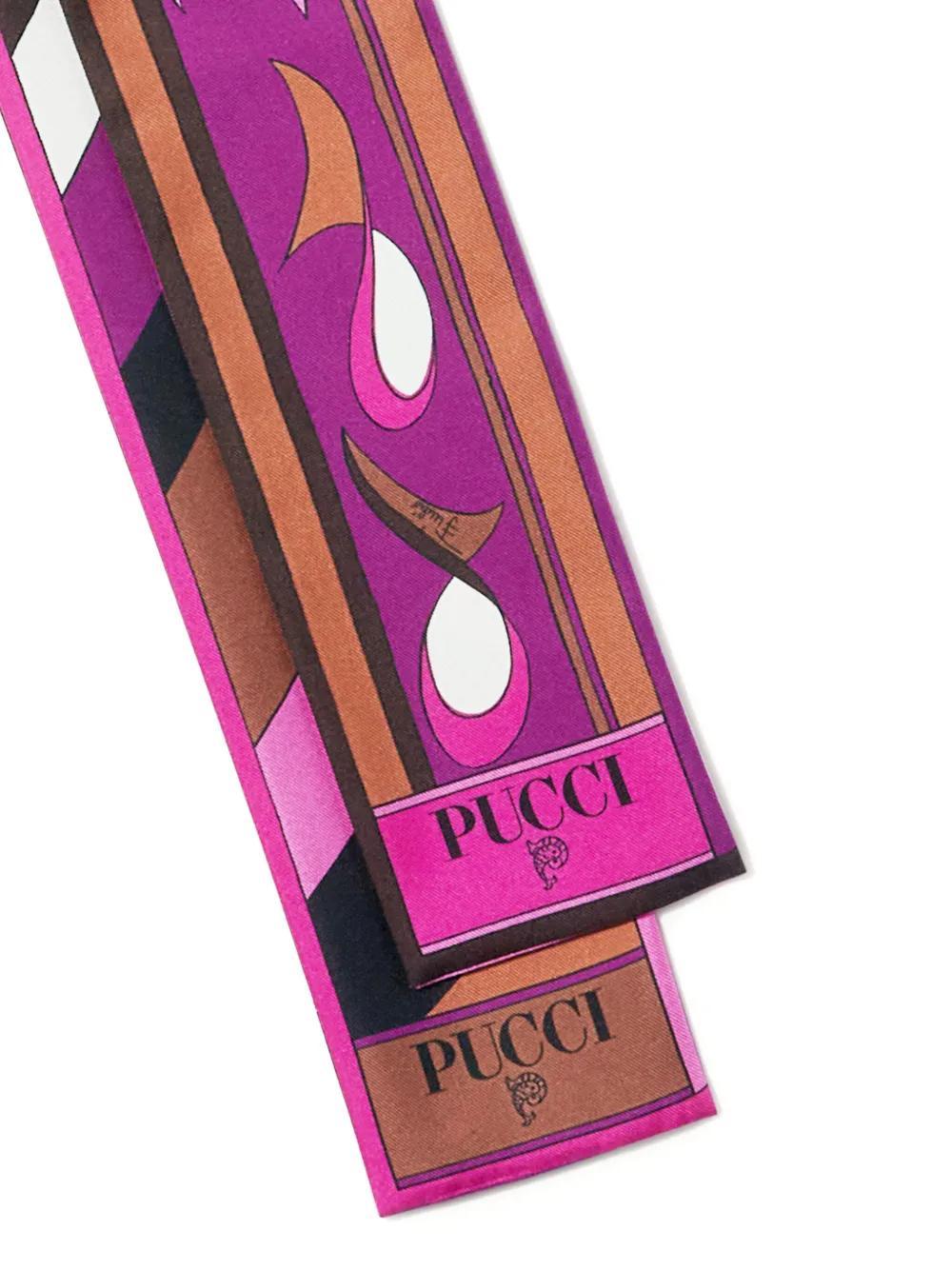 Iride Pesci-print silk scarf Product Image