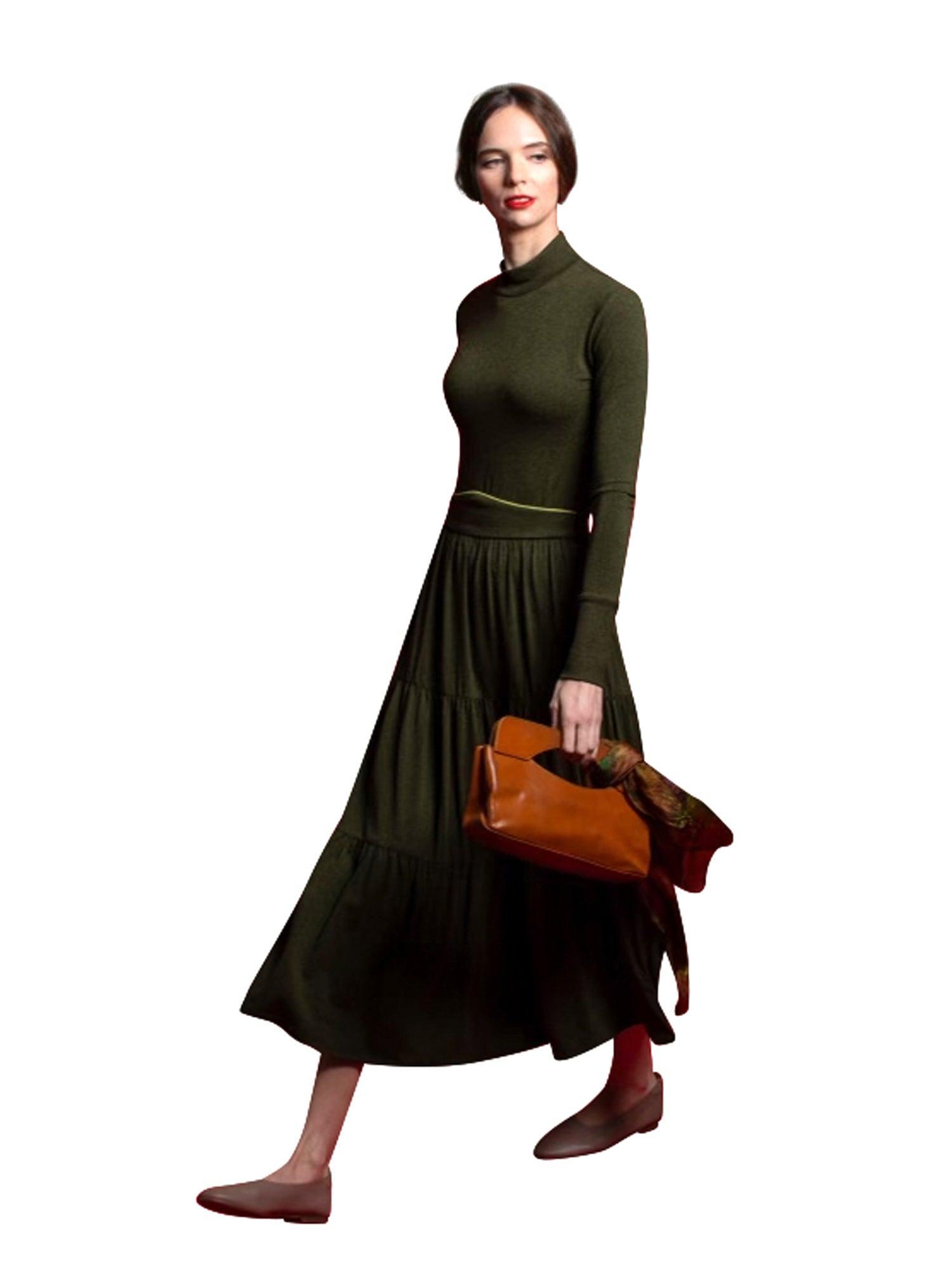 Acorn Piping Waist Skirt Product Image