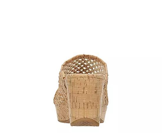Baretraps Bethie Women's Wedge Sandals, Size: 7.5, Caramel Product Image