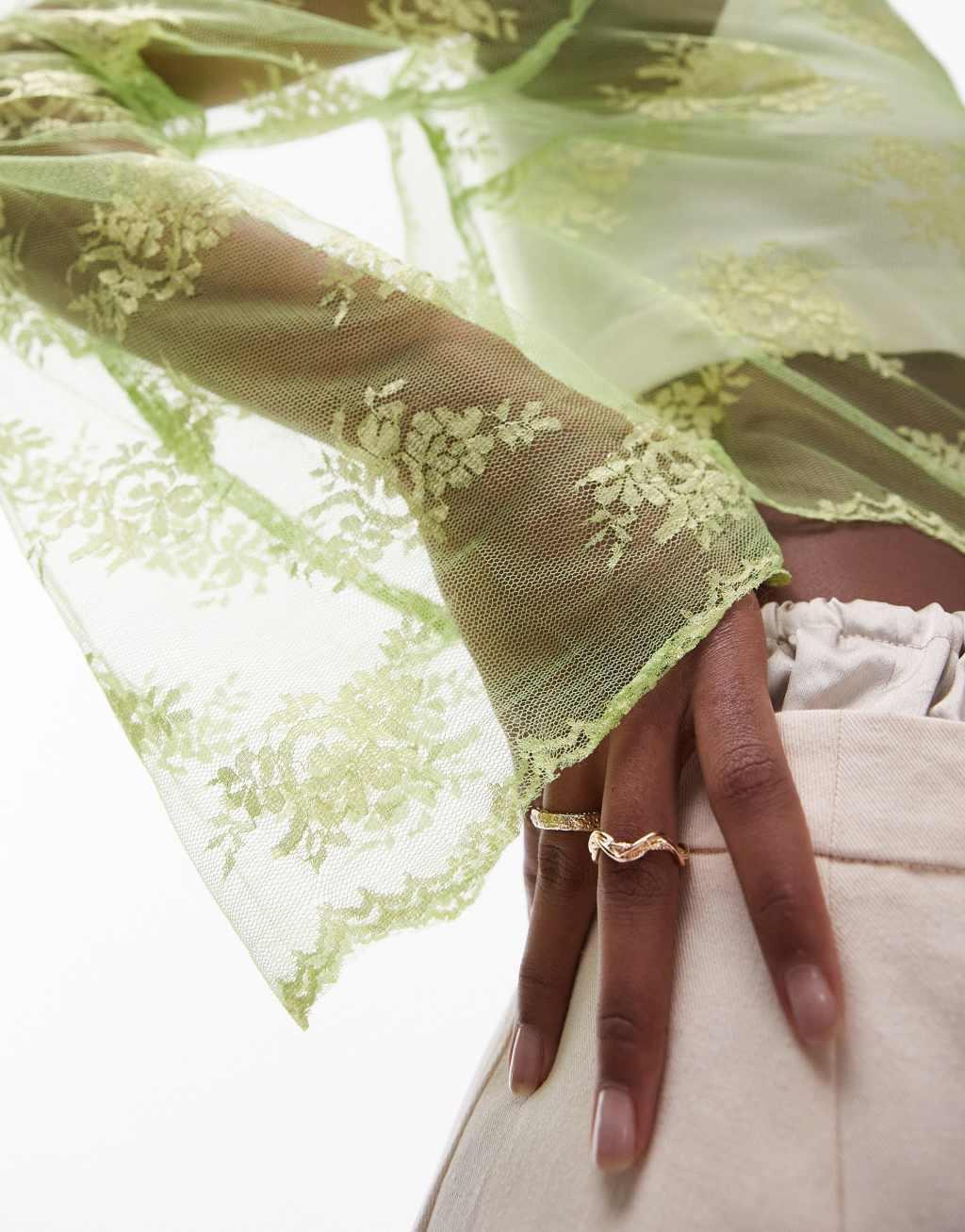 Topshop lace top Product Image