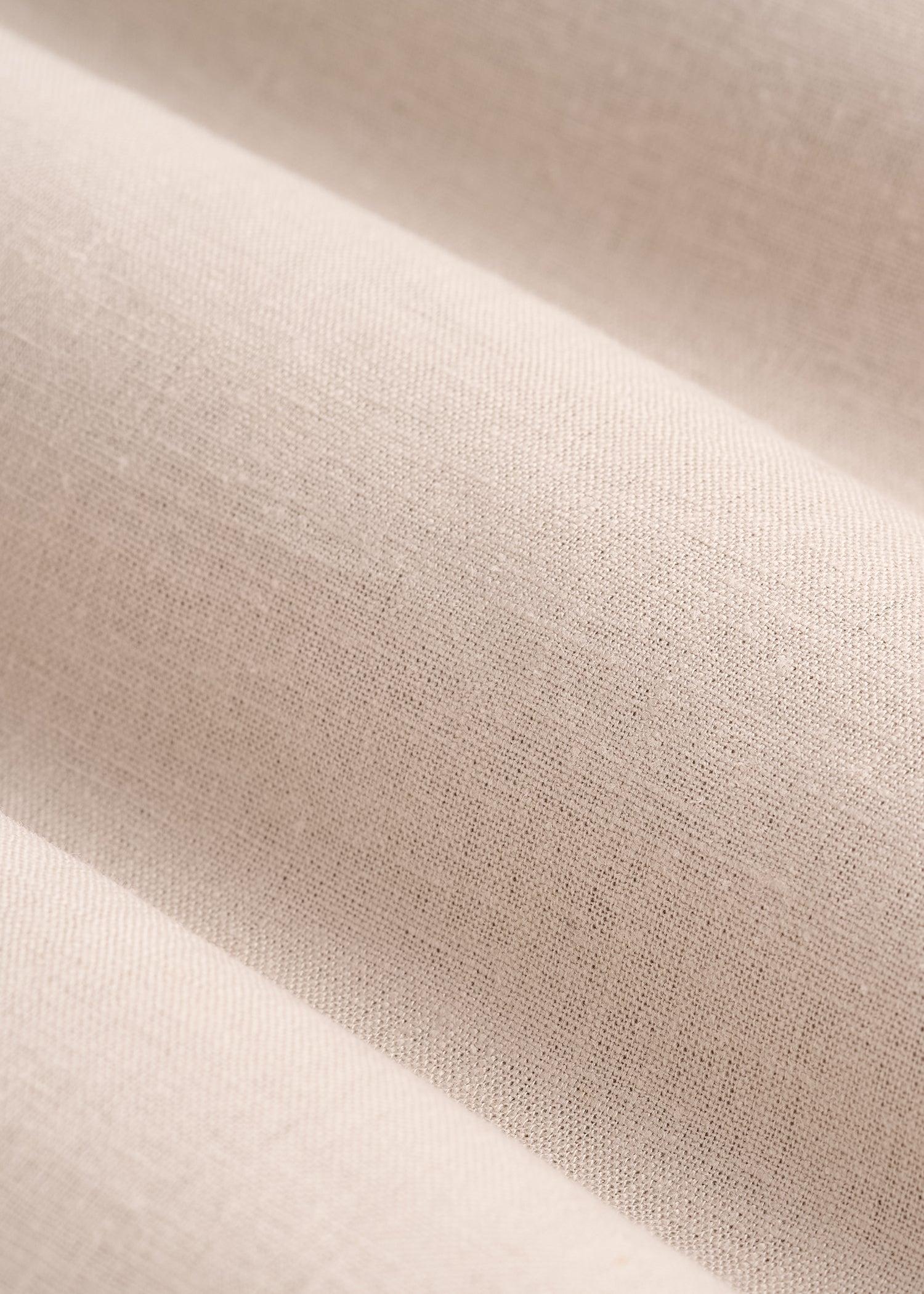 Linen Popover Shirt for Tall Men in Light Taupe Male Product Image