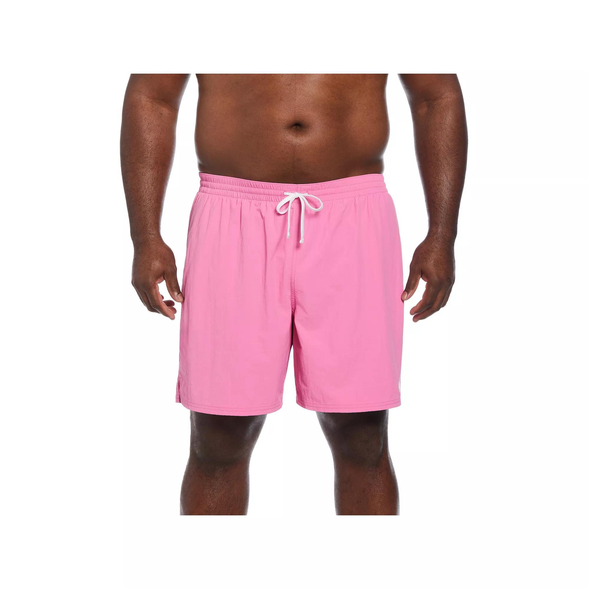 Big & Tall Nike Solid Icon 7-in. Volley Swim Trunks, Men's, Size: XXL Tall, Playful Pink Product Image