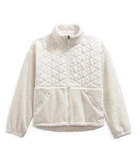 The North Face Cabin Fleece Knit Dropped Shoulder Full Zip Jacket Product Image