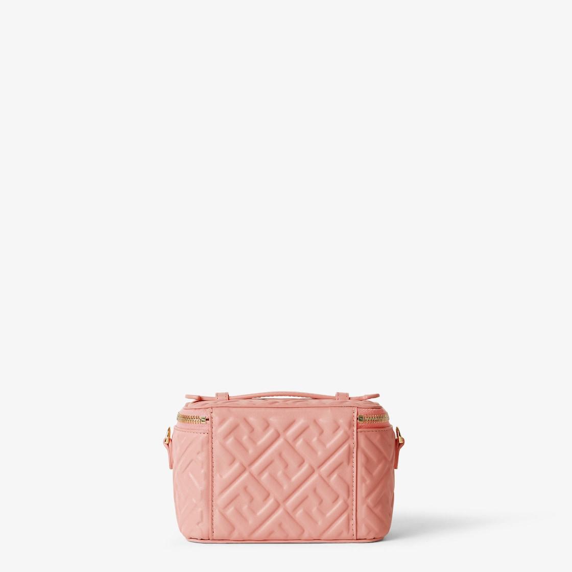 Fendi VanityPink nappa leather mini-bag with FF motif Product Image