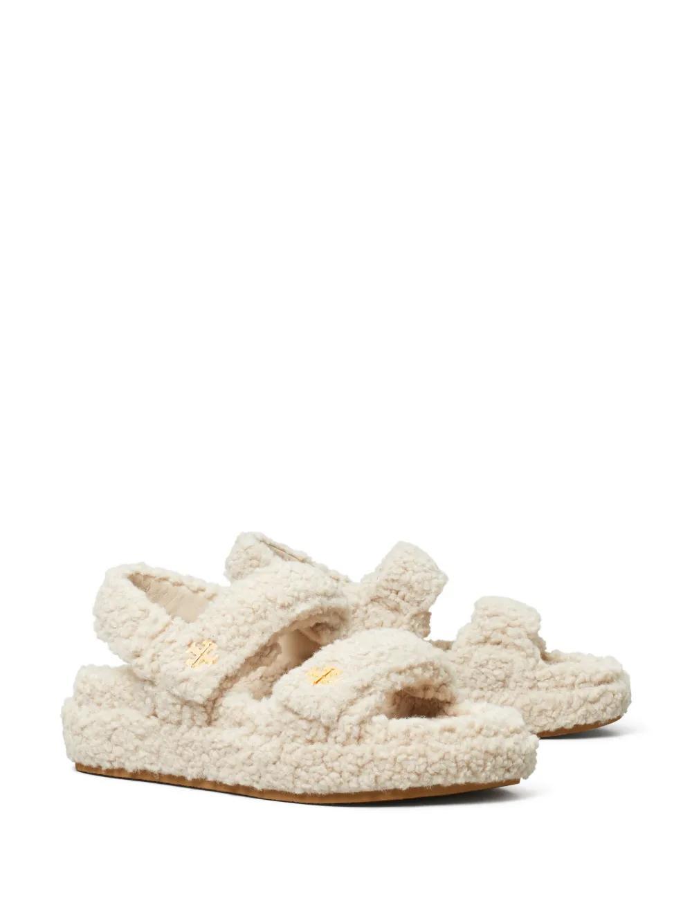 Kira faux-shearling sandals Product Image