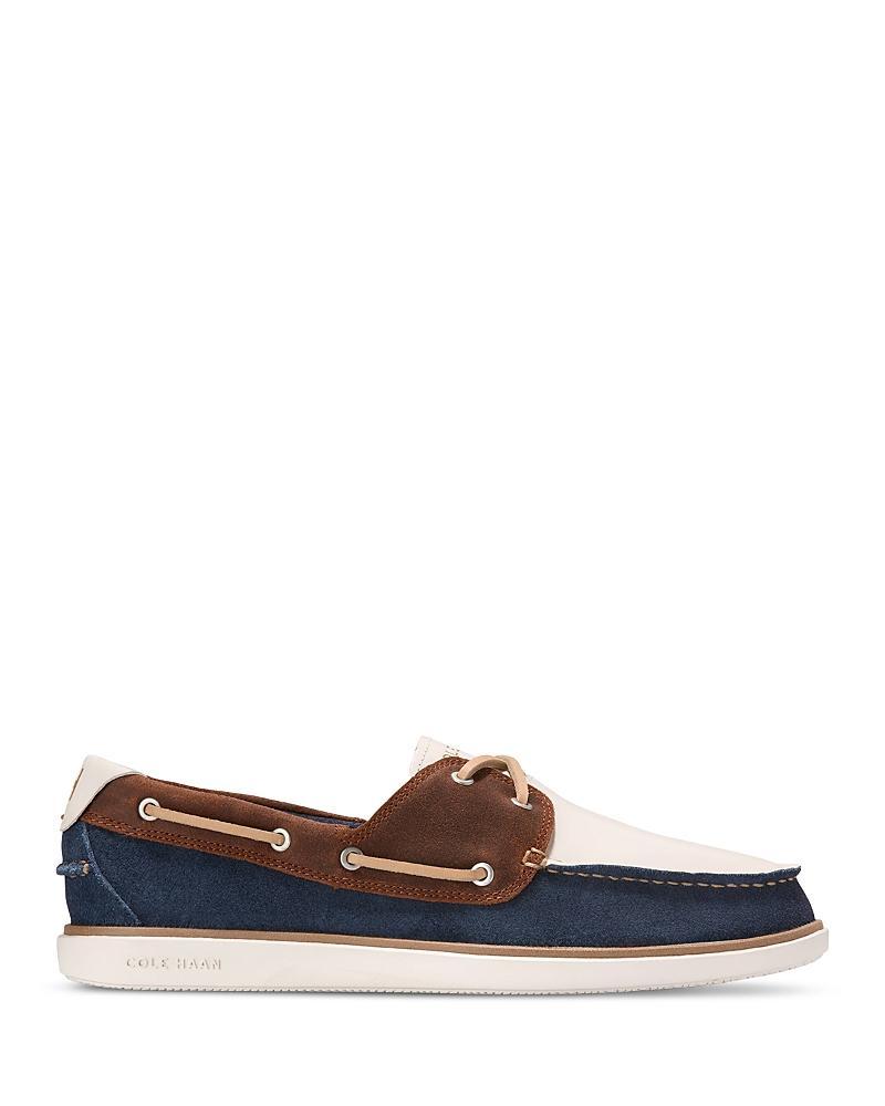 Cole Haan Mens GrandPr Windward Leather Boat Shoes Product Image