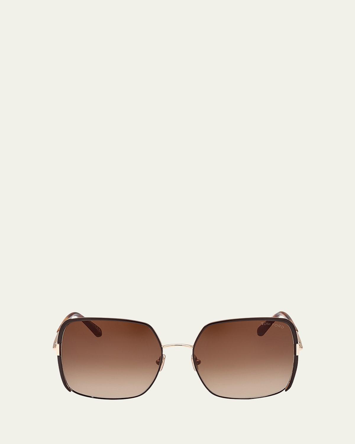 Tom Ford Raphaela Butterfly Sunglasses, 60mm Product Image