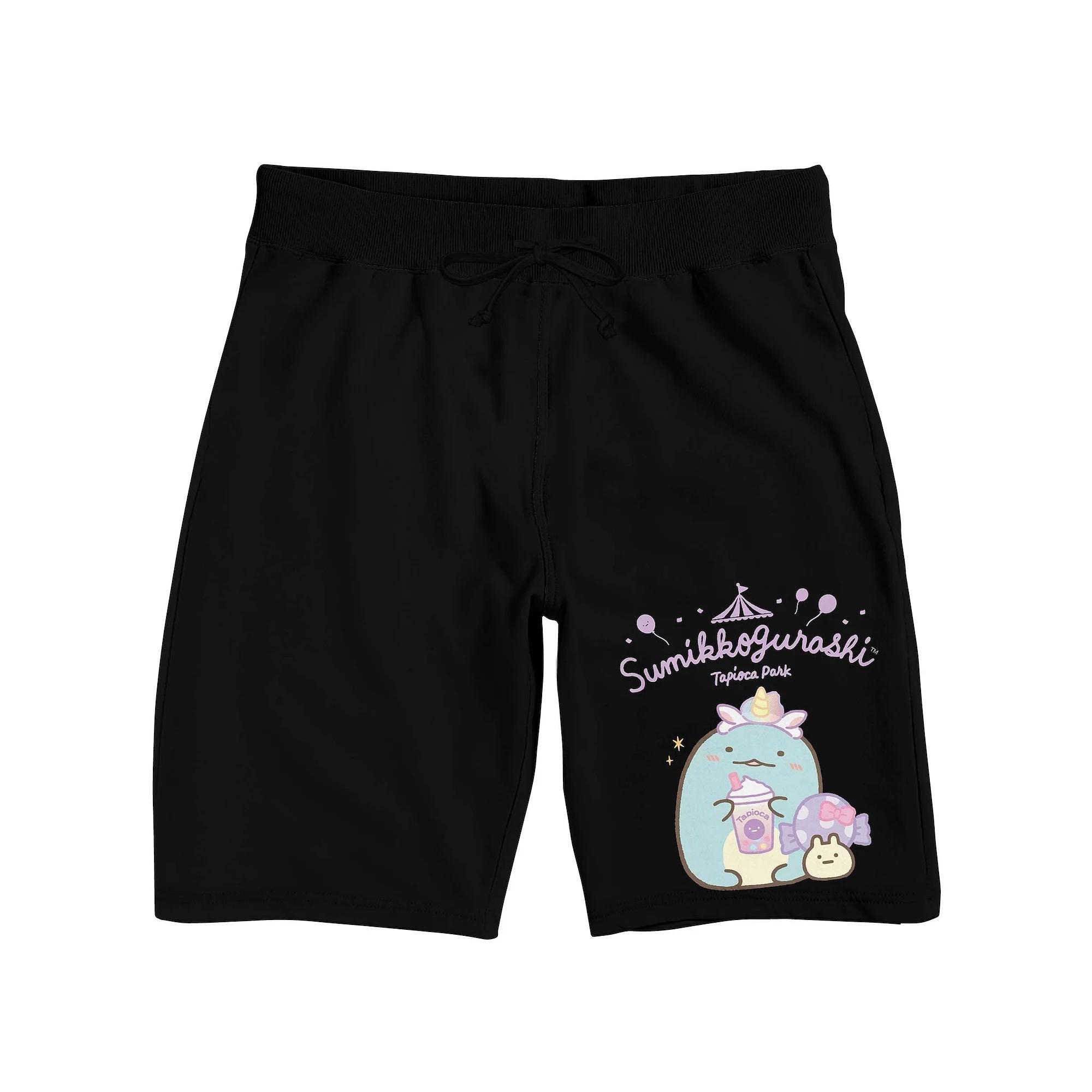 Men's Sumikko Gurashi Tokage Sleep Pants, Size: Small, Black Product Image