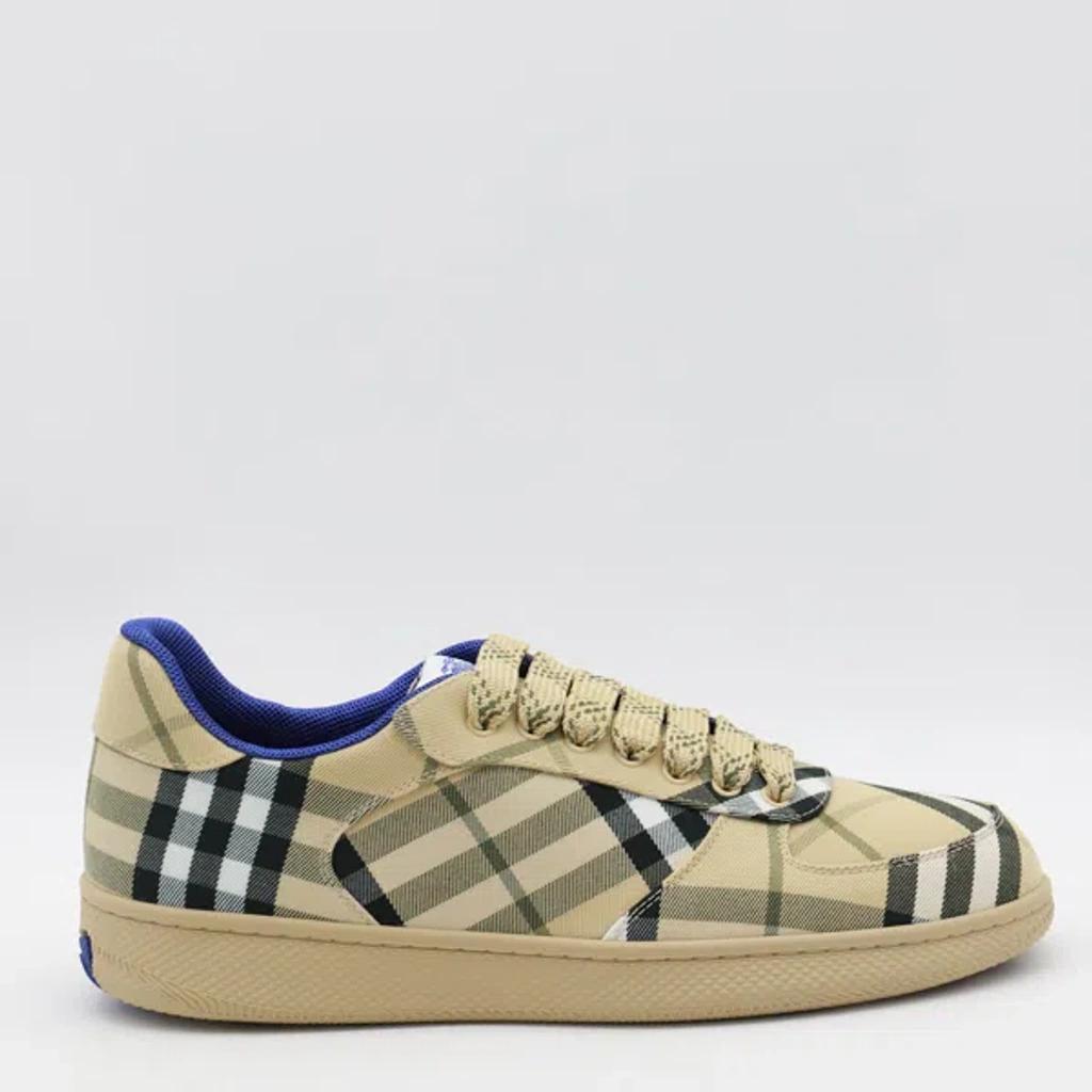 BURBERRY Check Terrace Sneakers In Beige Product Image