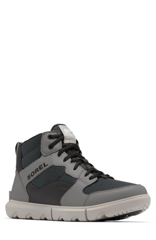 SOREL Explorer Next Sneaker Mid Waterproof Jet) Men's Shoes Product Image