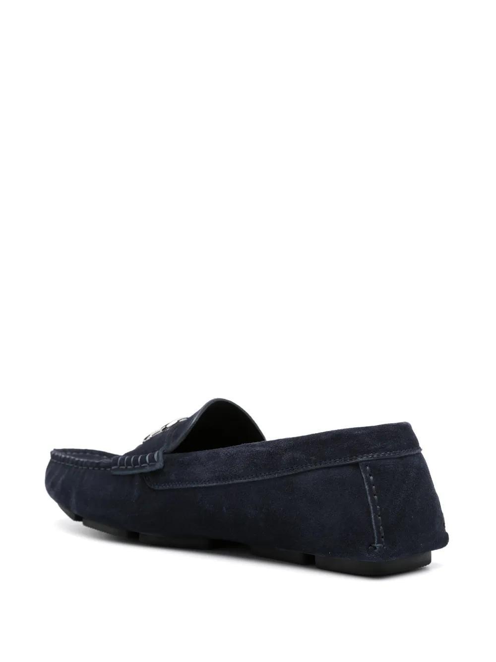 logo-lettering loafers Product Image