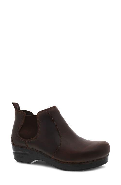 Dansko Frankie Oiled Leather Chelsea Booties Product Image