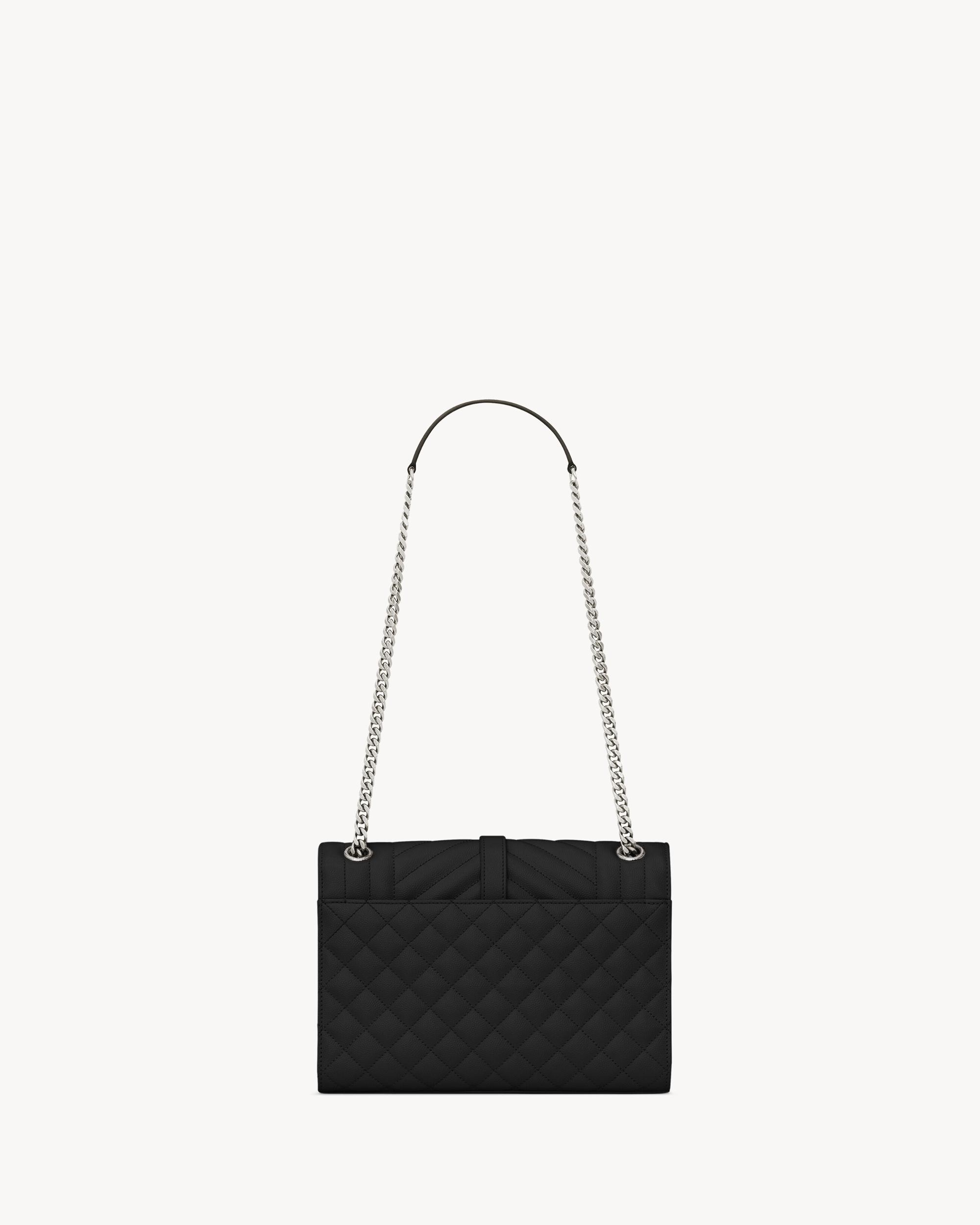 ENVELOPE MEDIUM IN QUILTED GRAIN DE POUDRE EMBOSSED LEATHER Product Image