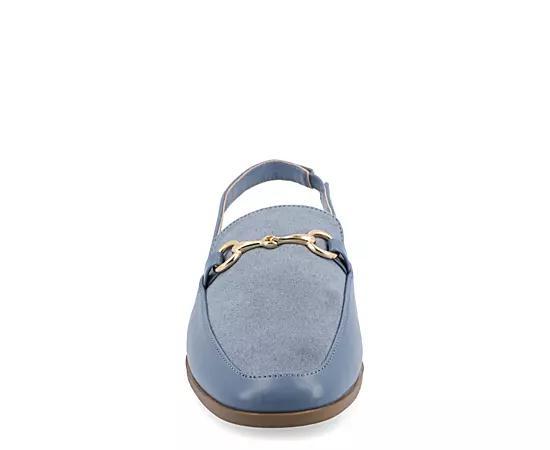 Journee Lainey Women's Tru Comfort Foam™ Flats, Size: 10, Blue Product Image