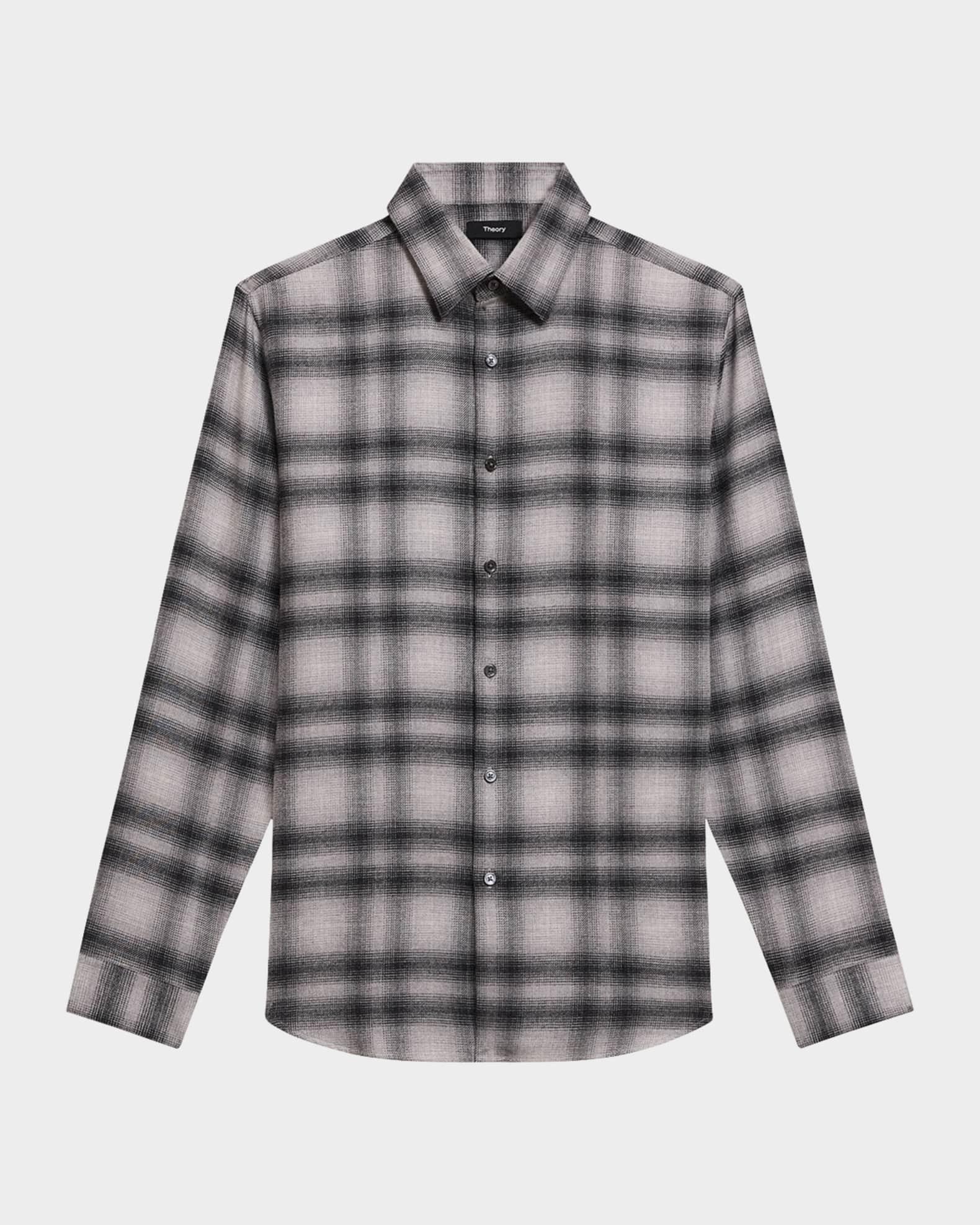 Mens Irving Shadow Plaid Flannel Shirt Product Image