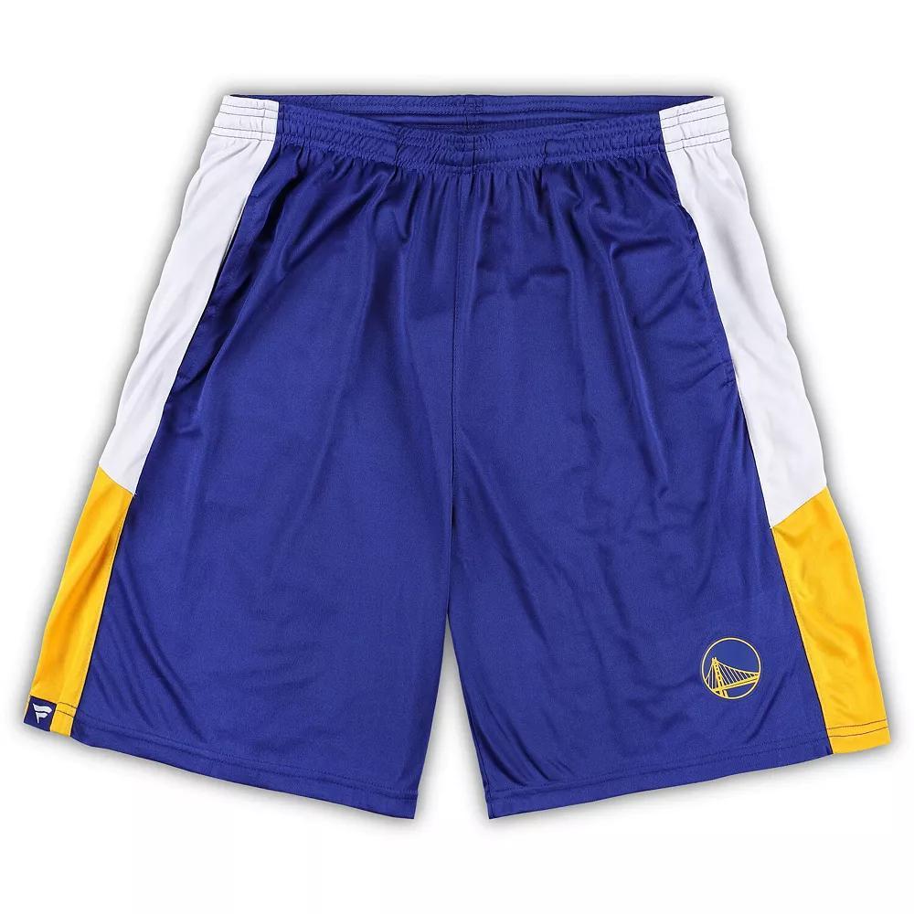 Men's Fanatics Branded Royal Golden State Warriors Big & Tall Champion Rush Practice Shorts, Size: 3XB, Blue Product Image