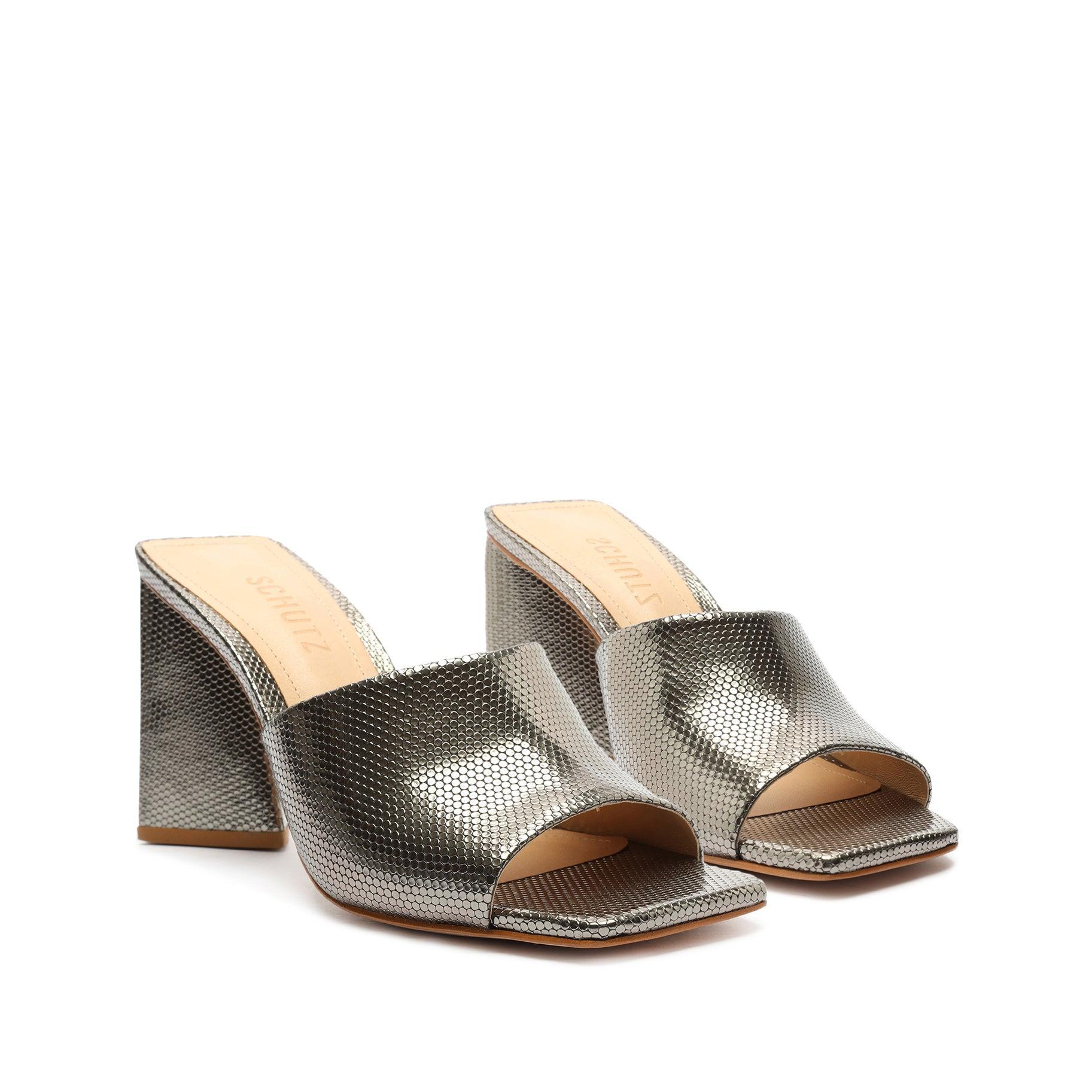Lizah Metallic Leather Sandal Product Image