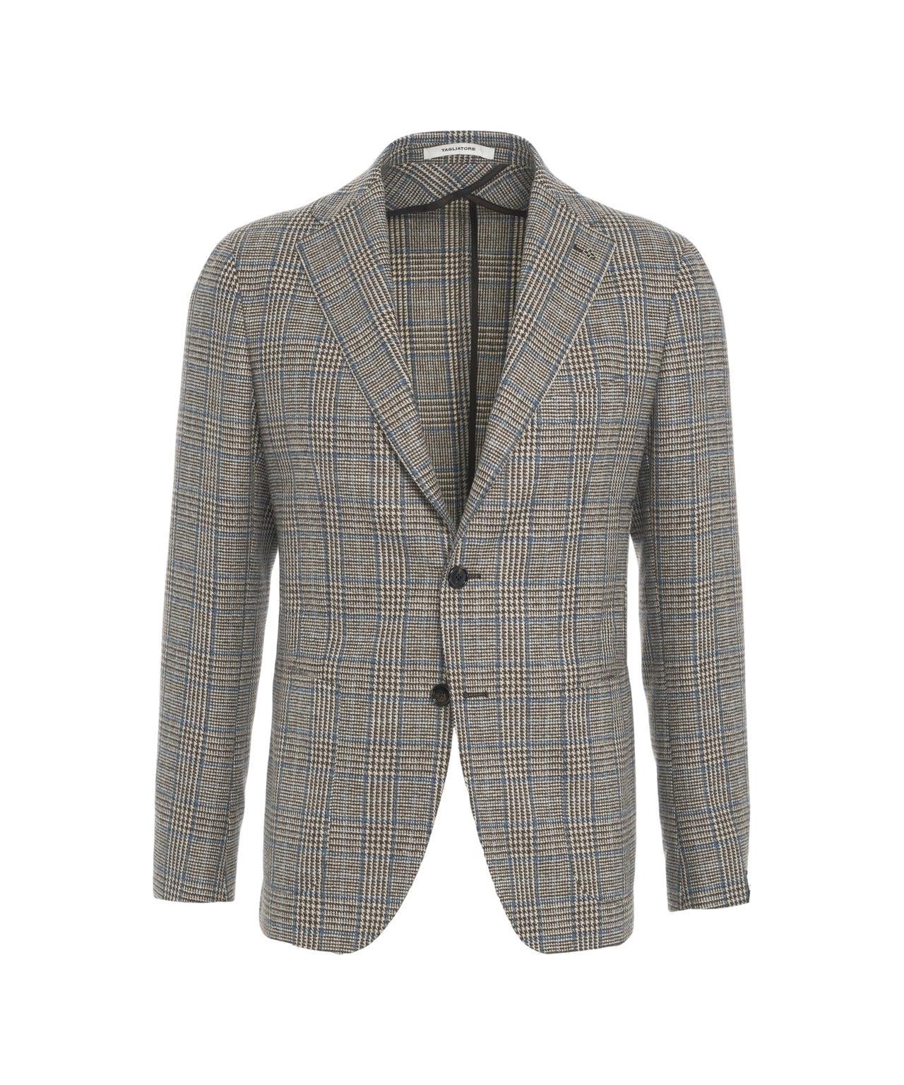Virgin wool houndstooth blazer Product Image