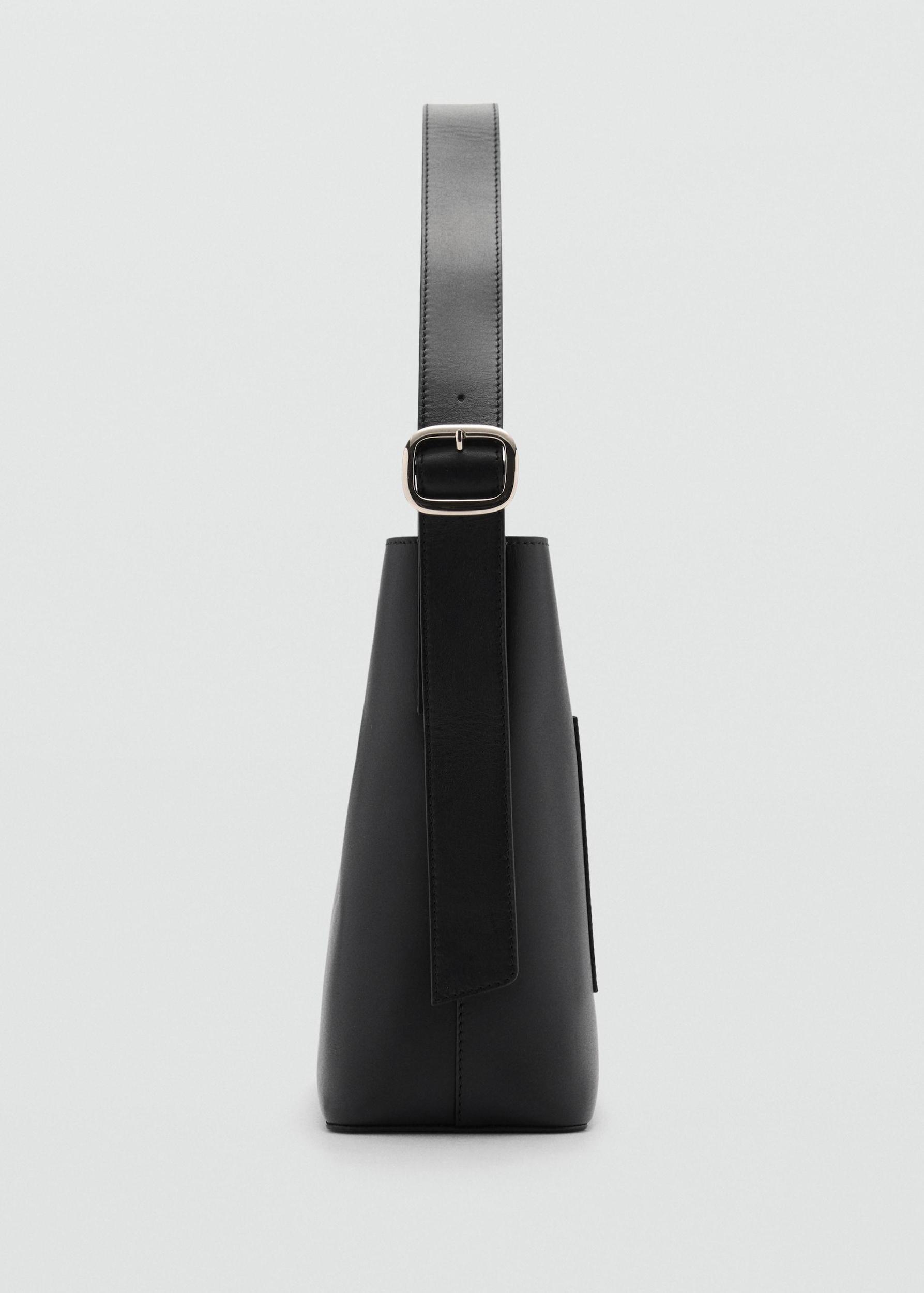 Leather shopper bag - Women | MANGO USA Product Image
