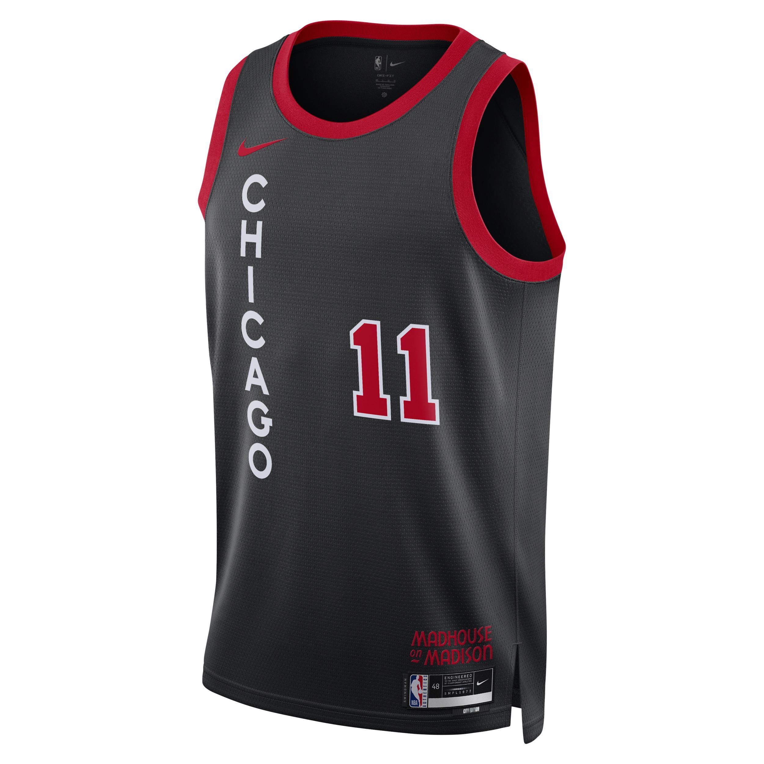 Mens and Womens Nike DeMar DeRozan Black Chicago Bulls 2023/24 Swingman Jersey - City Edition - Black Product Image