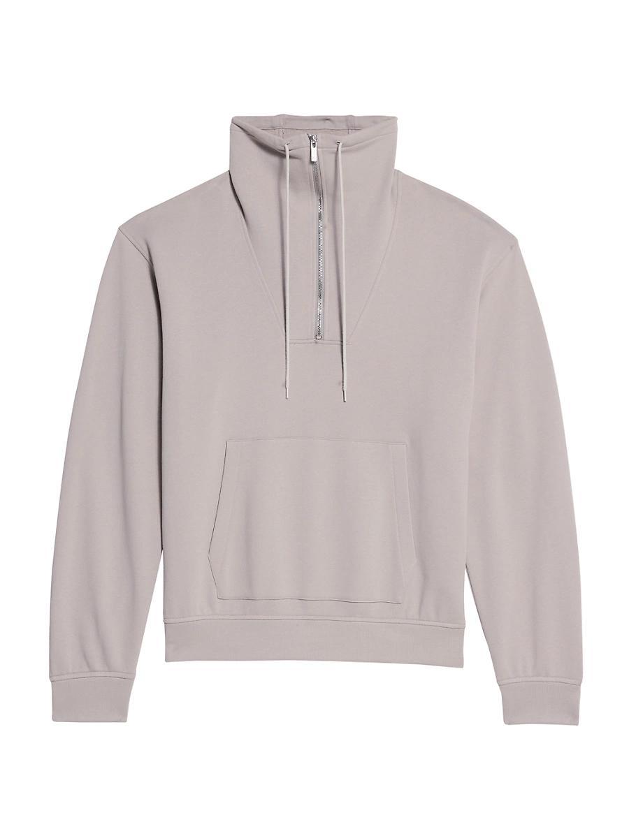 Mens Funnel Neck Half-Zip Sweatshirt Pullover Product Image