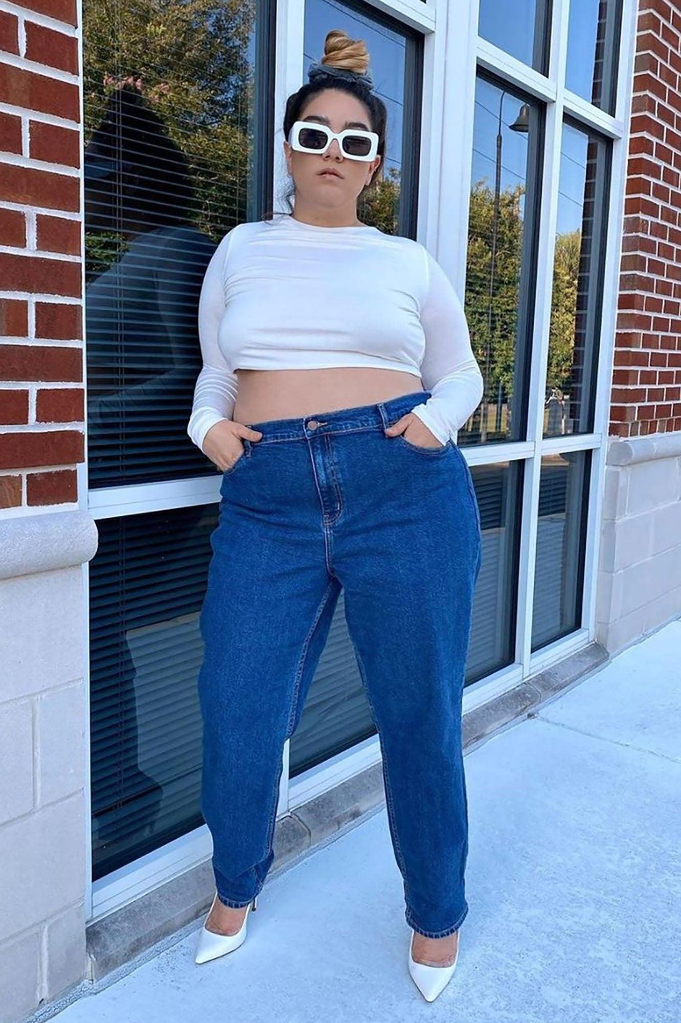 I Got It From My Mama Jeans - Dark Denim Product Image