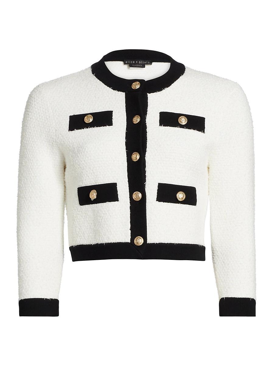 Womens Claira Colorblocked Cardigan Product Image
