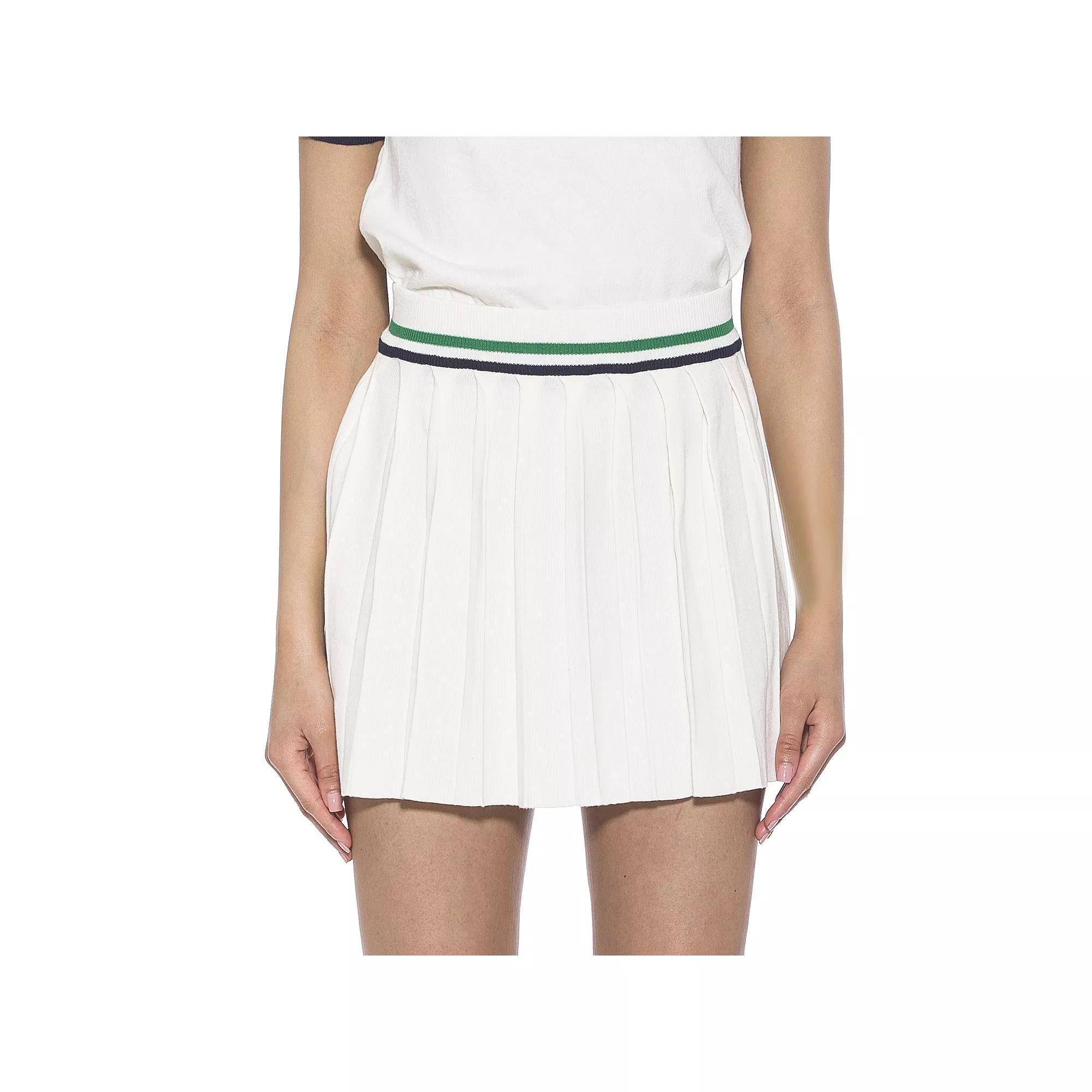 Womens ALEXIA ADMOR Serena Pleated Tennis Skirt, Women's, Size: XS, Black Product Image