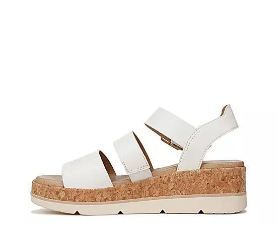 Dr. Scholl's Once Twice Women's Platform Sandals, Size: 7, Tawny Brown Product Image