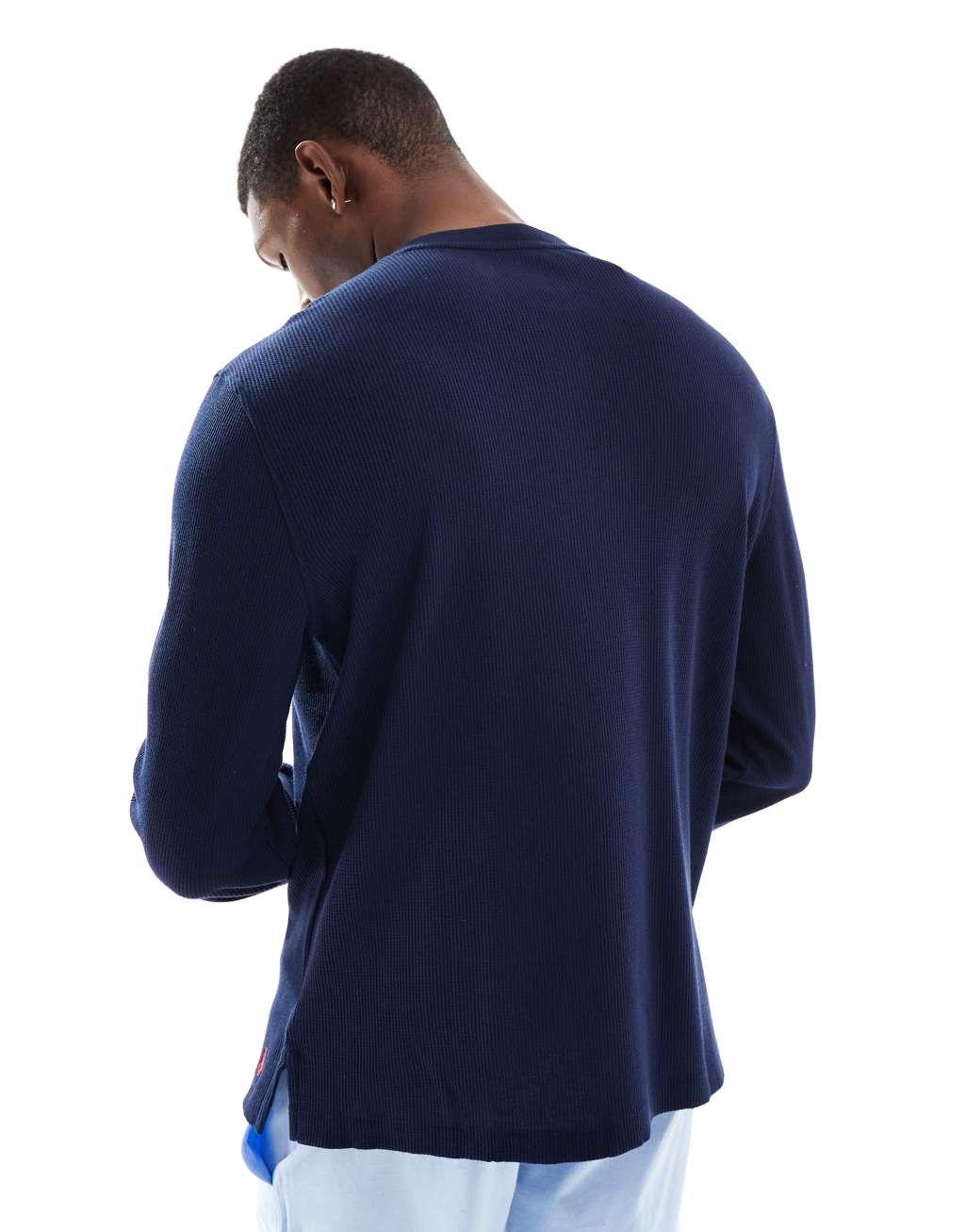 Polo Ralph Lauren lounge T-shirt in navy Product Image