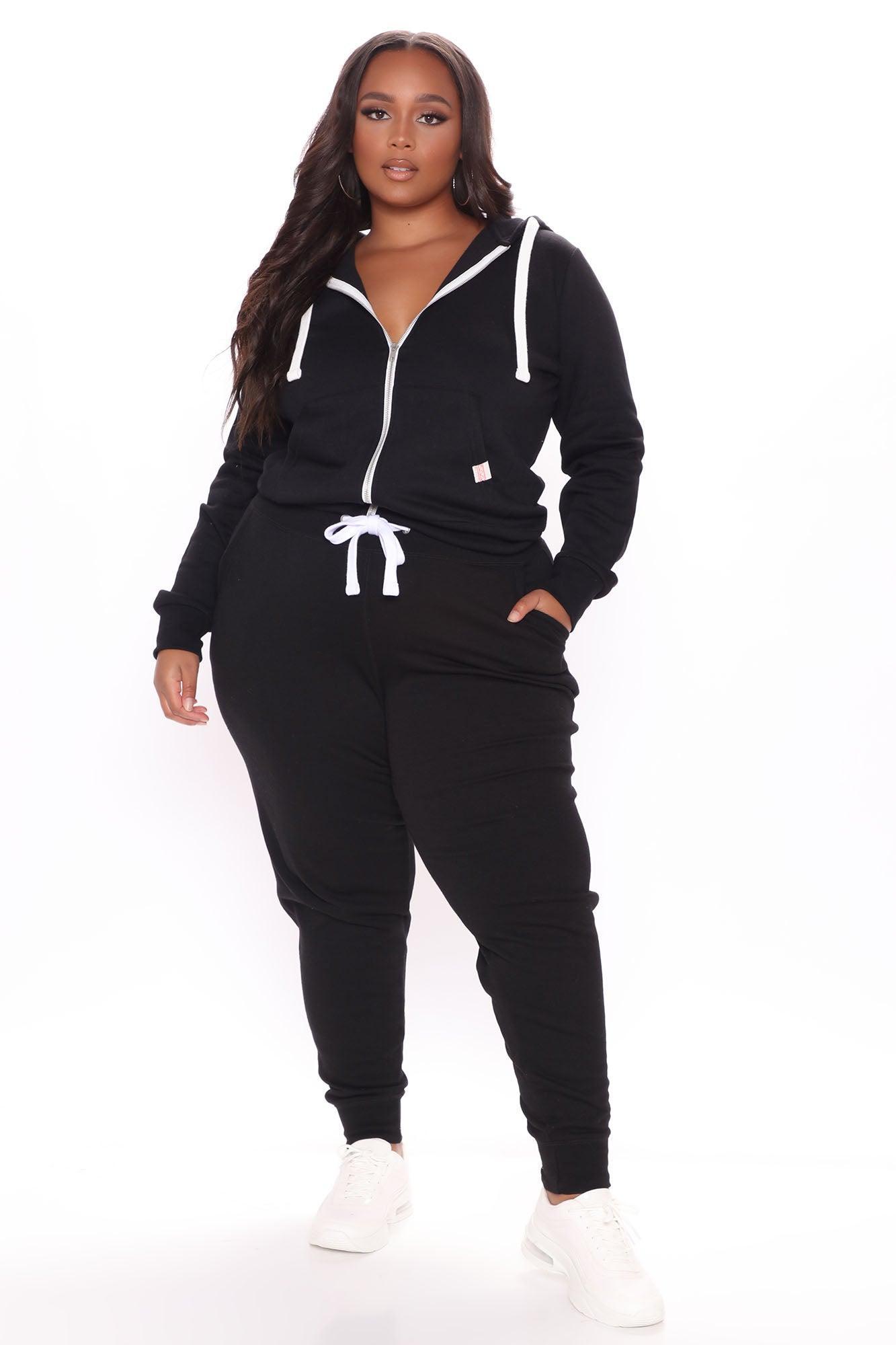 Relaxed Vibe Zip Up Jacket - Black Product Image