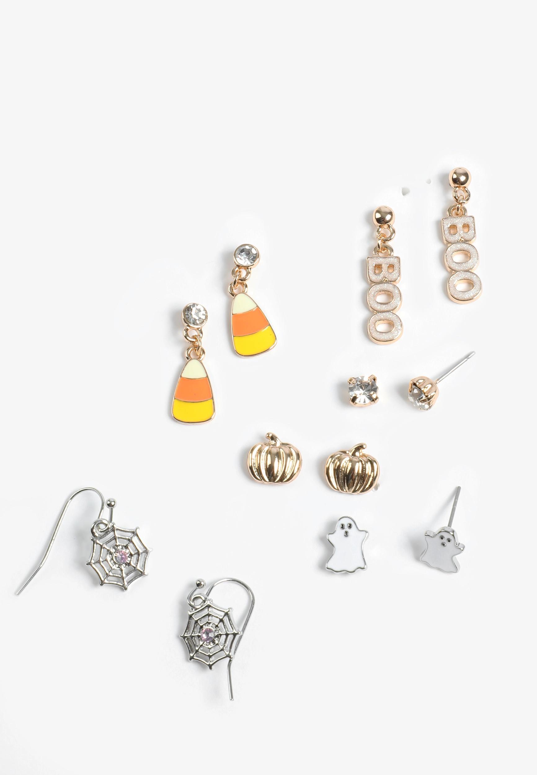 6 Pack Halloween Earring Set Product Image