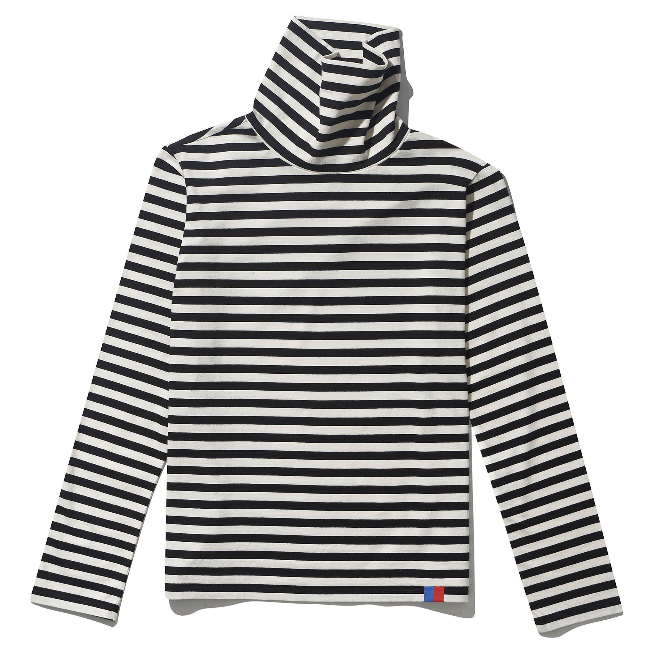 The Turtleneck - Black/Cream Female Product Image