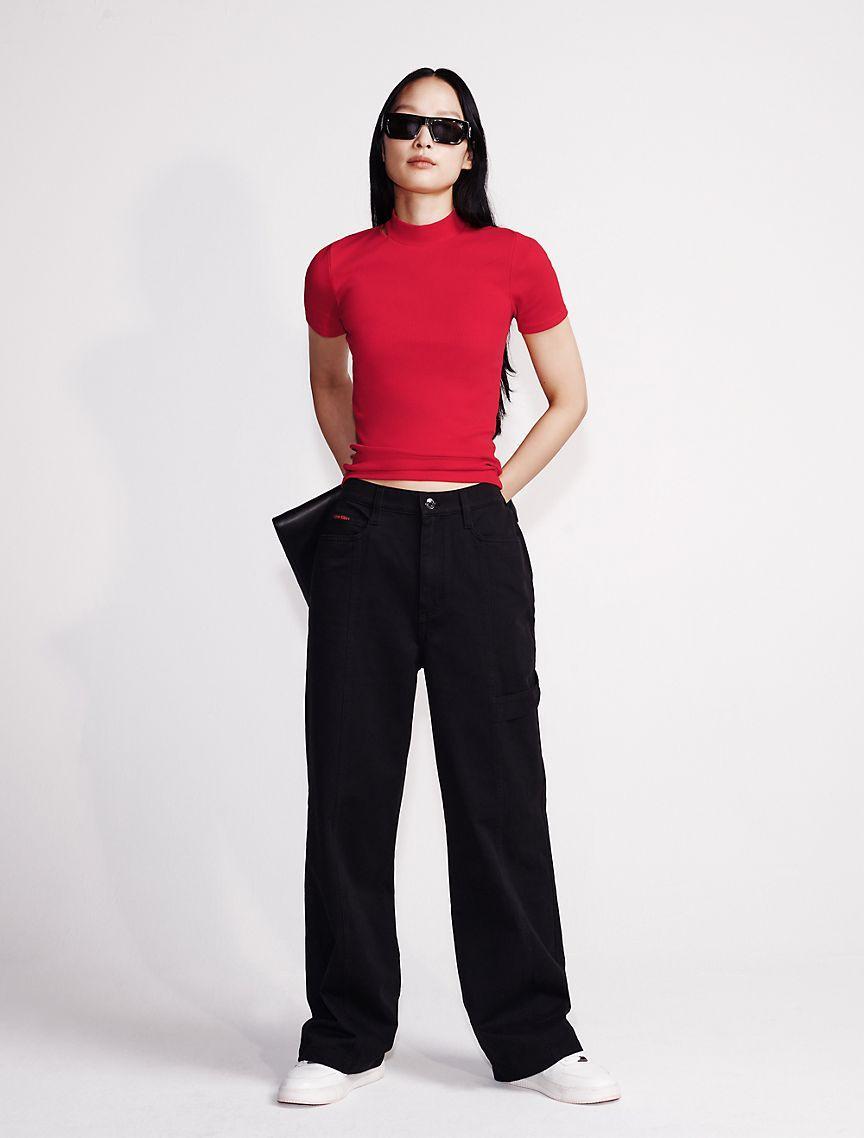 Wide Leg Cargo Pants Product Image