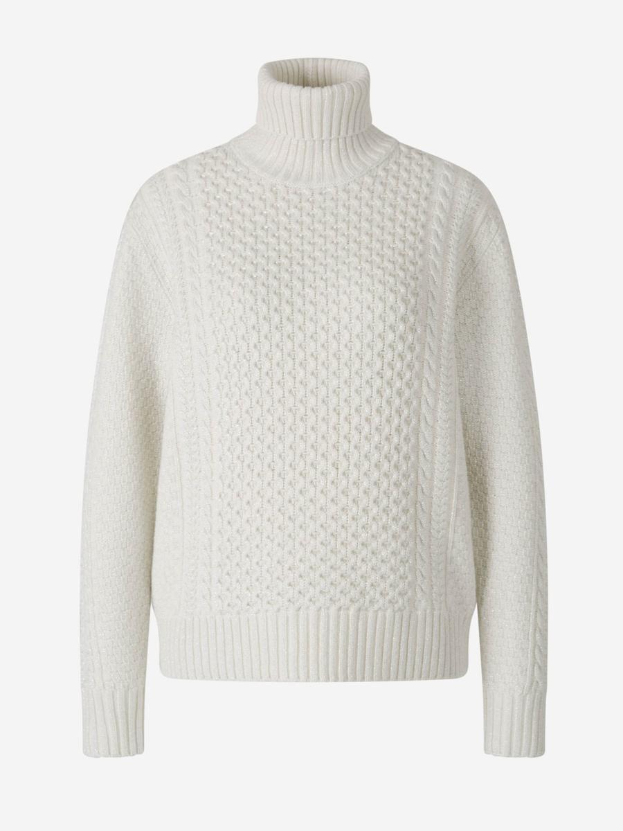 FABIANA FILIPPI Bright Knit Sweater In Silver Product Image
