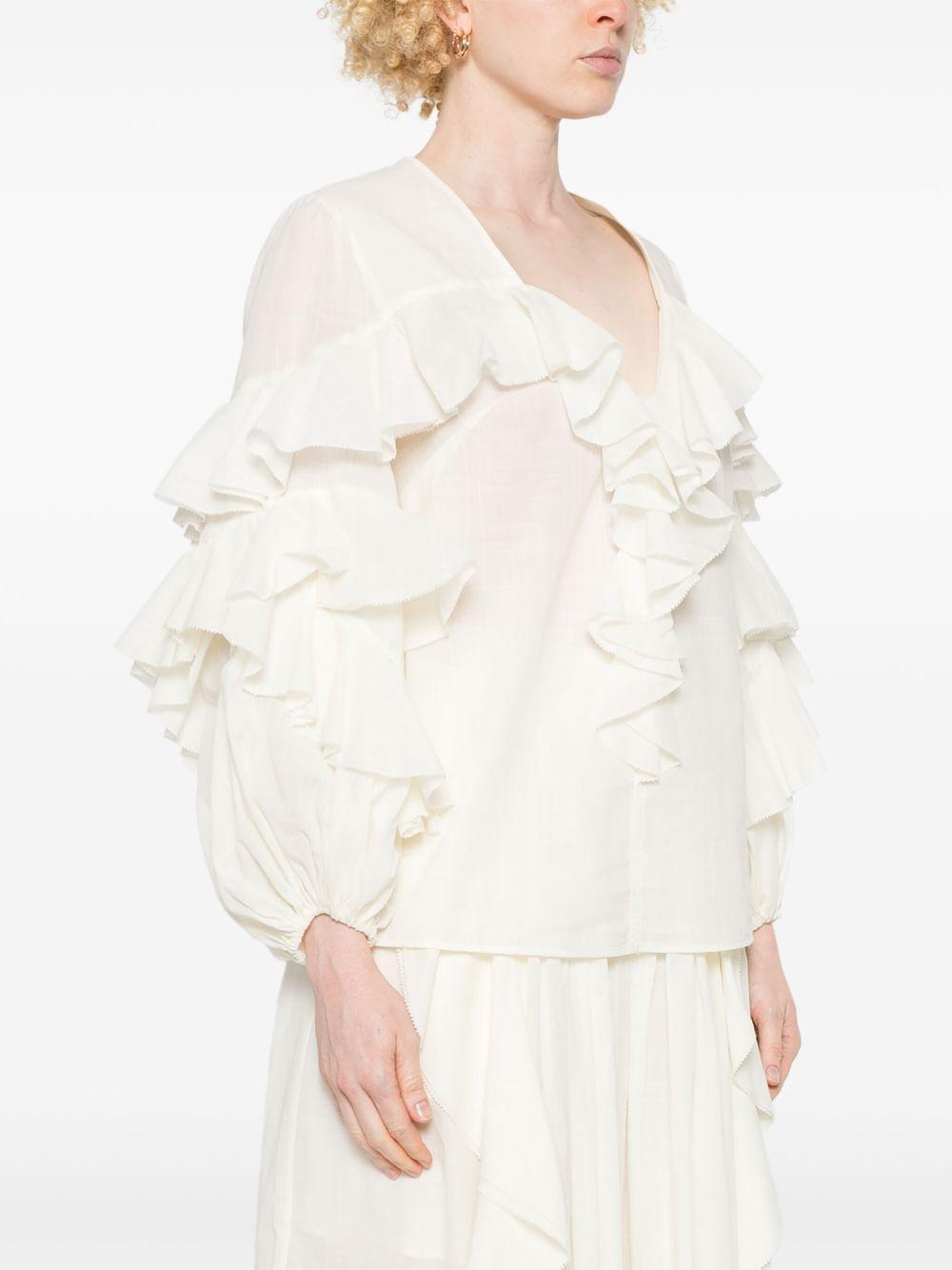 ruffled blouse Product Image