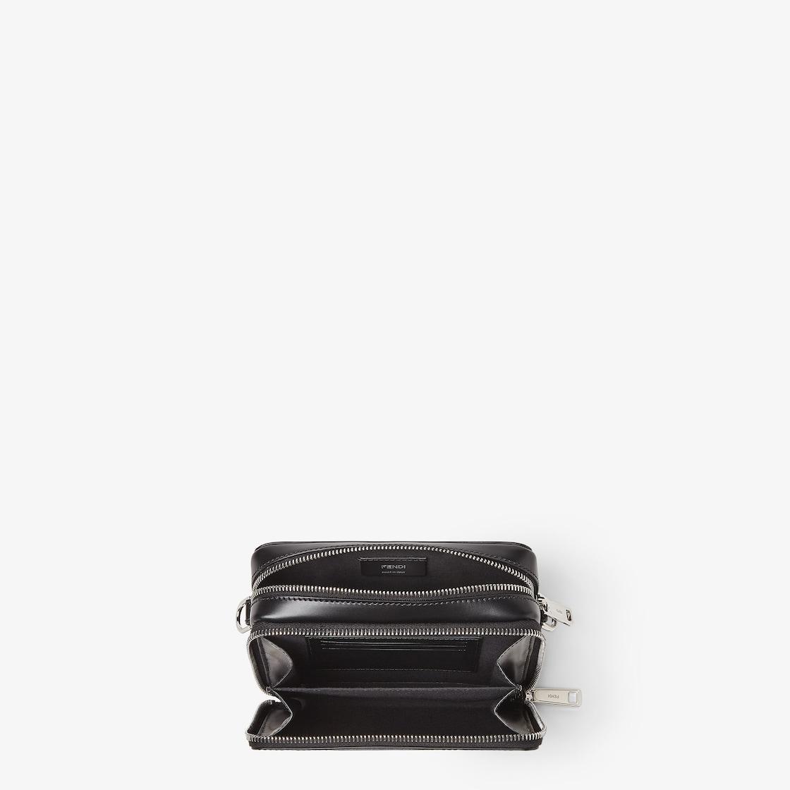 Squared FF Camera Case OrganizerBlack leather and FF bag Product Image