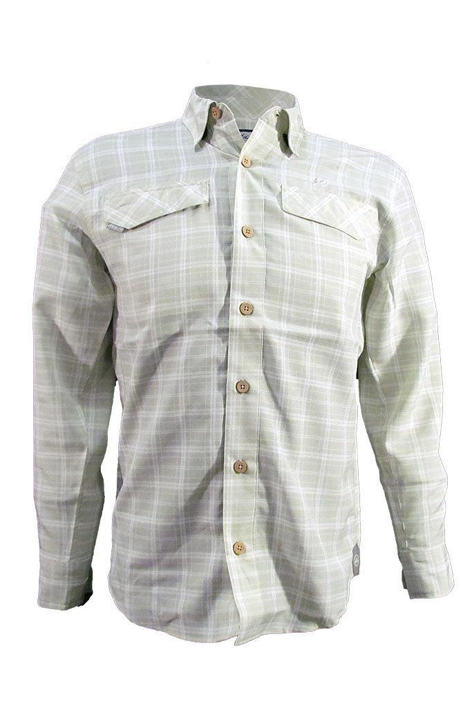Mojo Sportswear Company Coastal Plaid Men's Long Sleeve Fishing Shirt Product Image