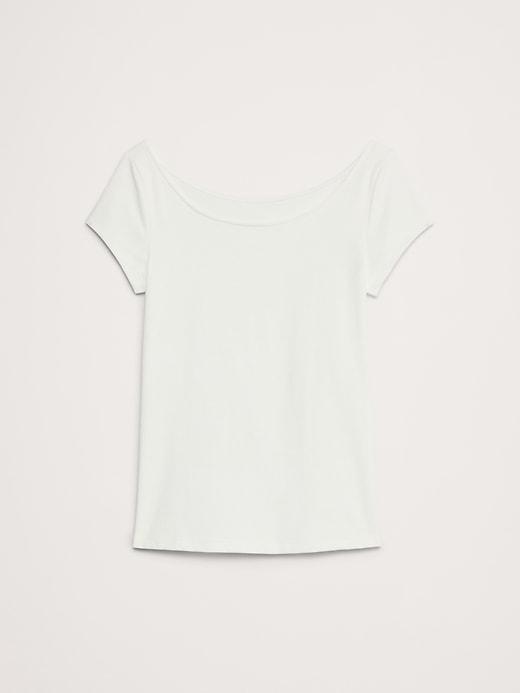 Refined Scoop-Neck T-Shirt Product Image