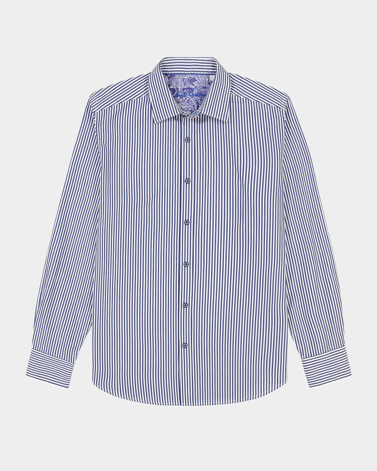 Mens Greenwich Stripe Sport Shirt Product Image