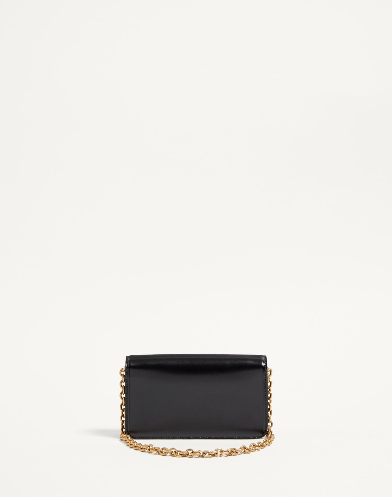 Valentino Garavani Vain Clutch Bag In Shiny Calfskin Product Image