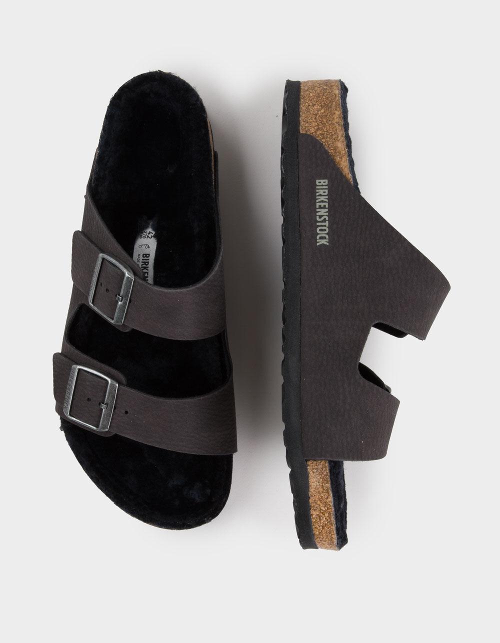 BIRKENSTOCK Arizona Shearling Mens Sandals Product Image