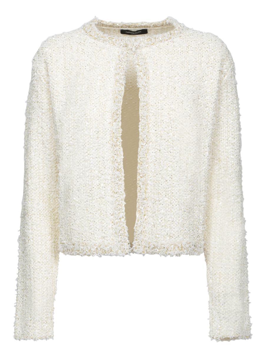 FABIANA FILIPPI Jackets In White Product Image