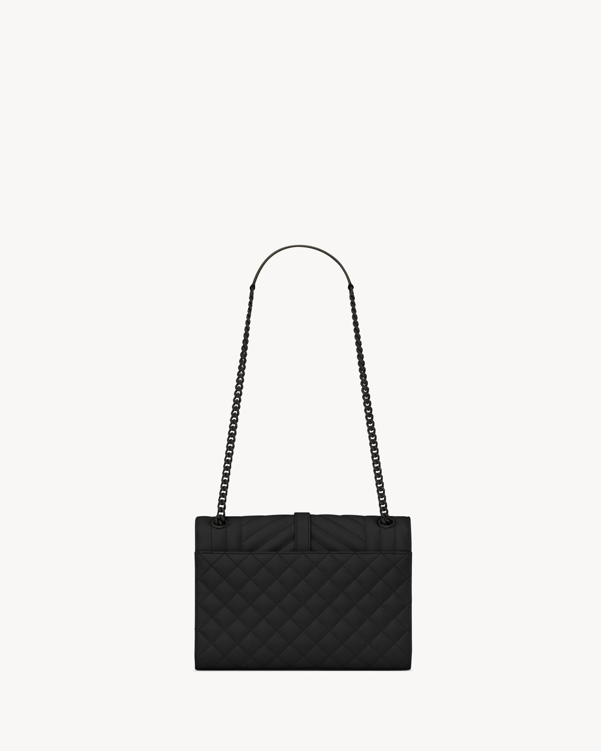 ENVELOPE MEDIUM IN QUILTED GRAIN DE POUDRE EMBOSSED LEATHER Product Image