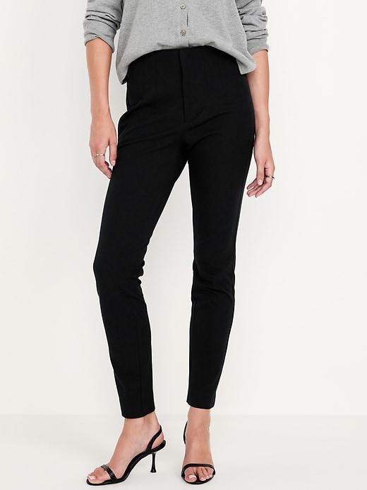 Extra High-Waisted Polished Pixie Skinny Ankle Jeans Product Image