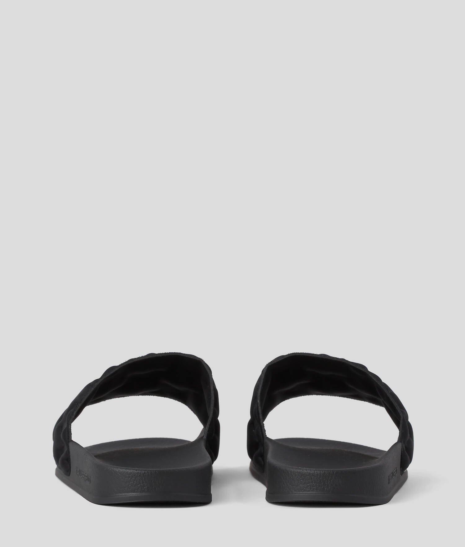 KL MONOGRAM PADDED SANDALS Product Image